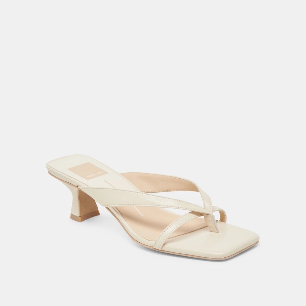 Dolce Vita Cream Strappy Heels